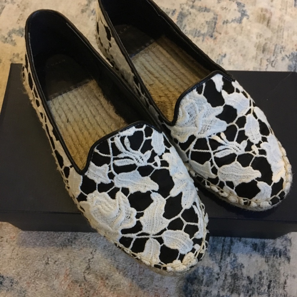 Cole Haan espadrille flats.